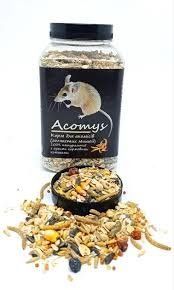 Корм Acomys тм "Буся" для акомісів голчастих (єгипетських) мишей 1 л / 550 г 4820238840775 фото