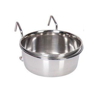 Годівниця Flamingo Feeder With Hook для гризунів та птахів з нержавіючої сталі з гачками (діаметр - 10 см, об&rsquo;єм - 290 мл) 1030075 фото