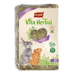 Сіно Vitapol Vita Herbal для гризунів 1,2 кг 148936 фото